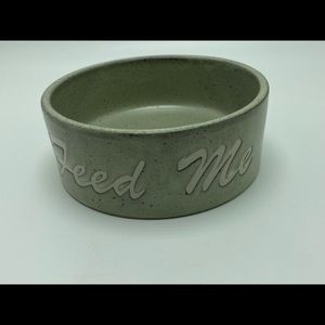 Signature Green Feed Me Pet Bowl